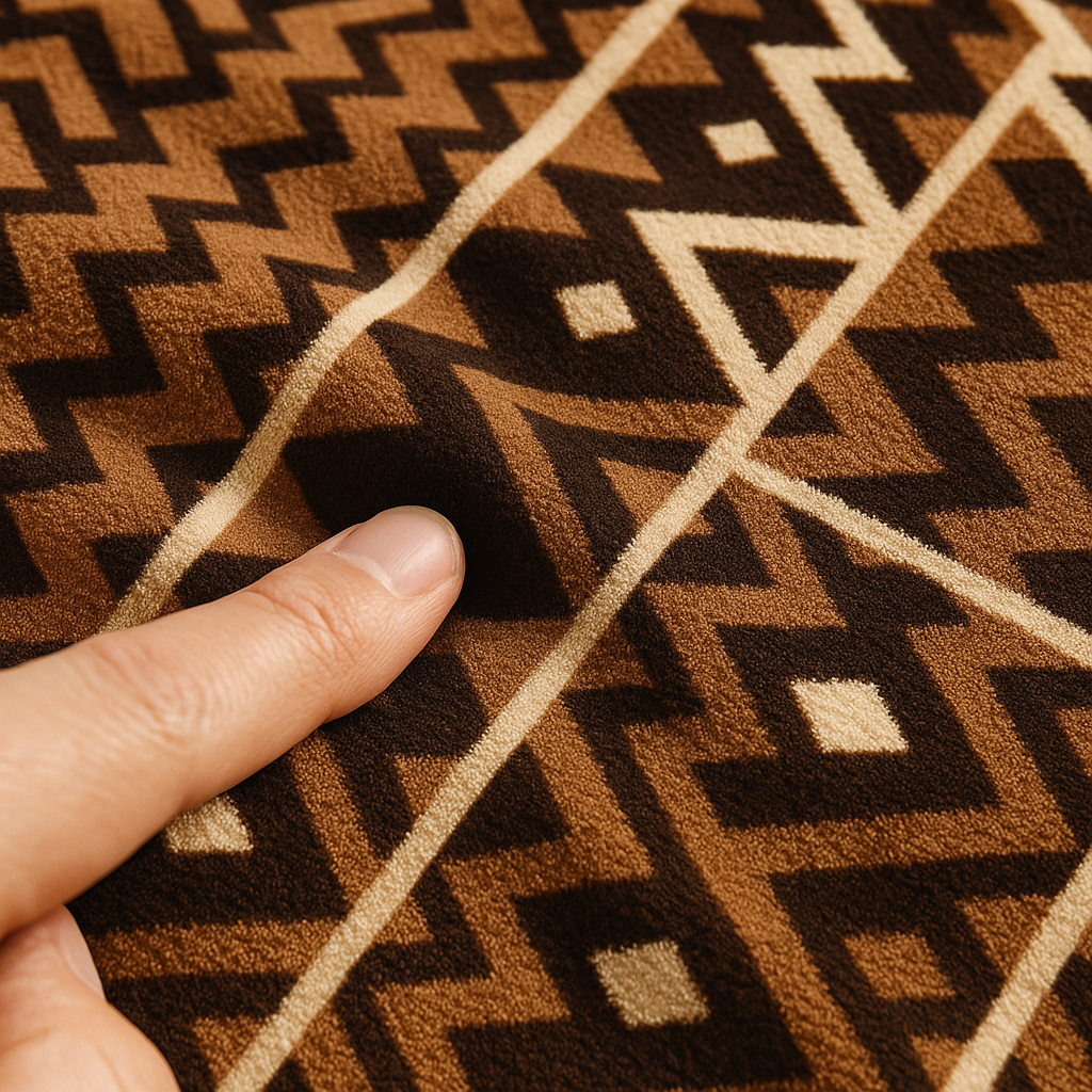 Woolen Double 320 TC Bedsheet - Brown