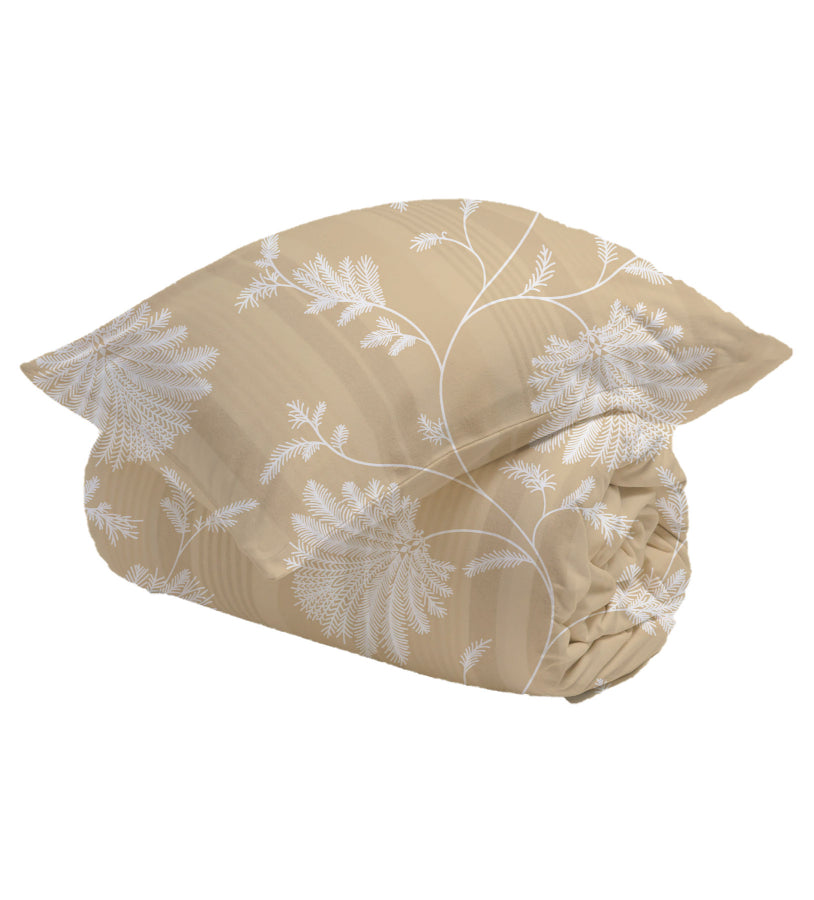 Sunset Glow Classic Bloom – Mithas Double Bedsheet Set