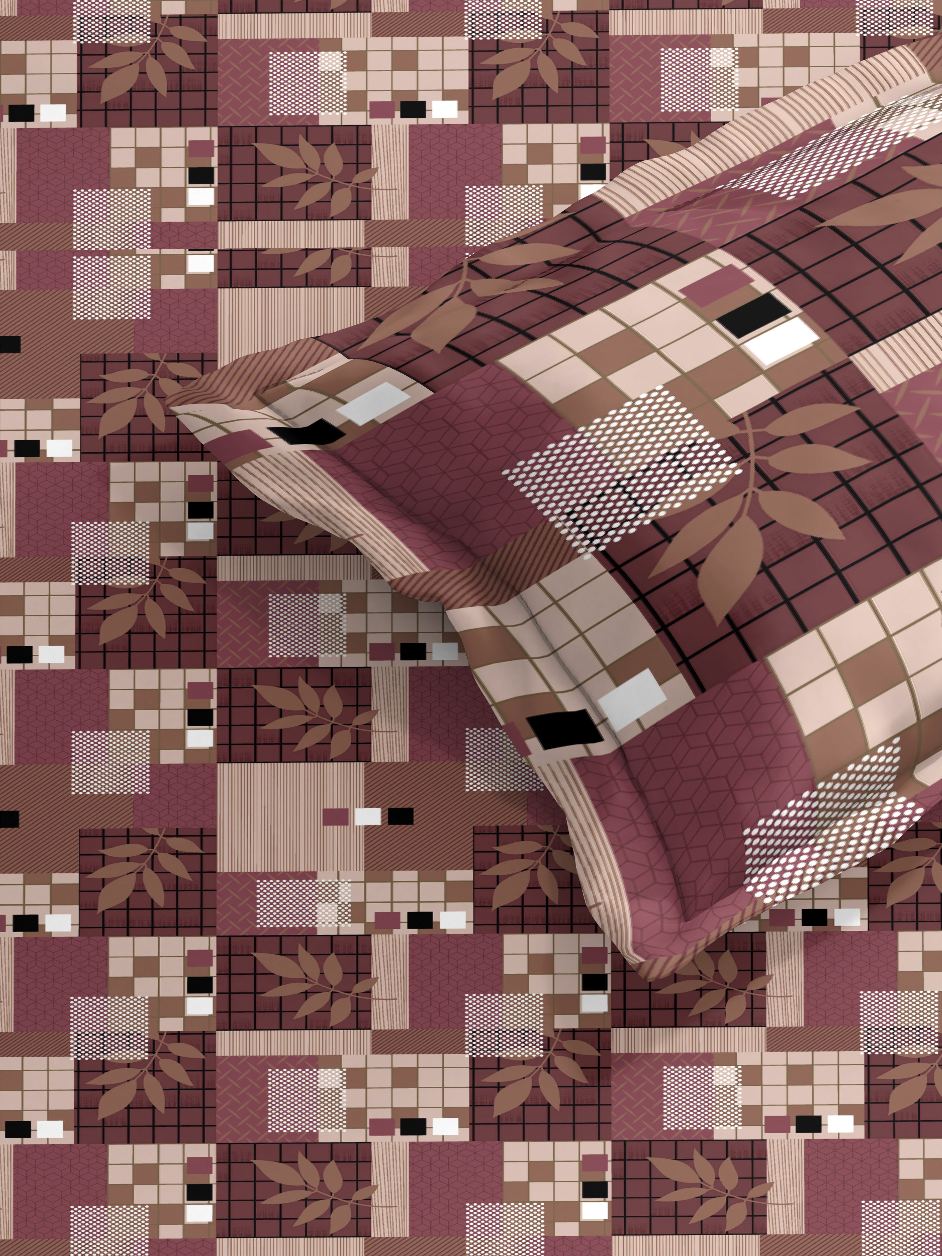 Chocolaty Valentine Queen Bedsheet Set