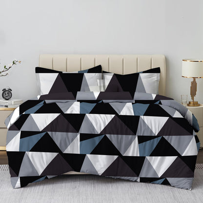 Geometric Double Bedsheet Set
