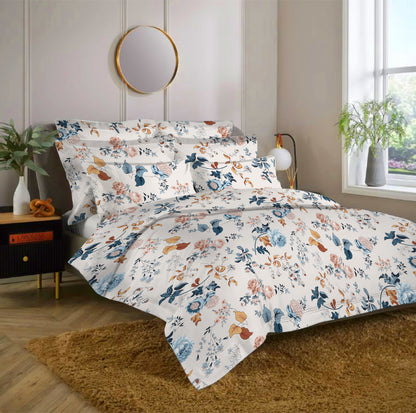 Teal Oasis Modern Mosaic Double Bedsheet Set