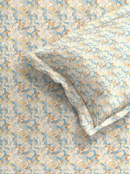 Olive Mist Royal Chevron Queen Bedsheet Set - Super-Soft