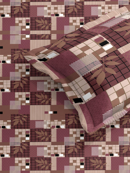 Chocolaty Valentine Queen Bedsheet Set