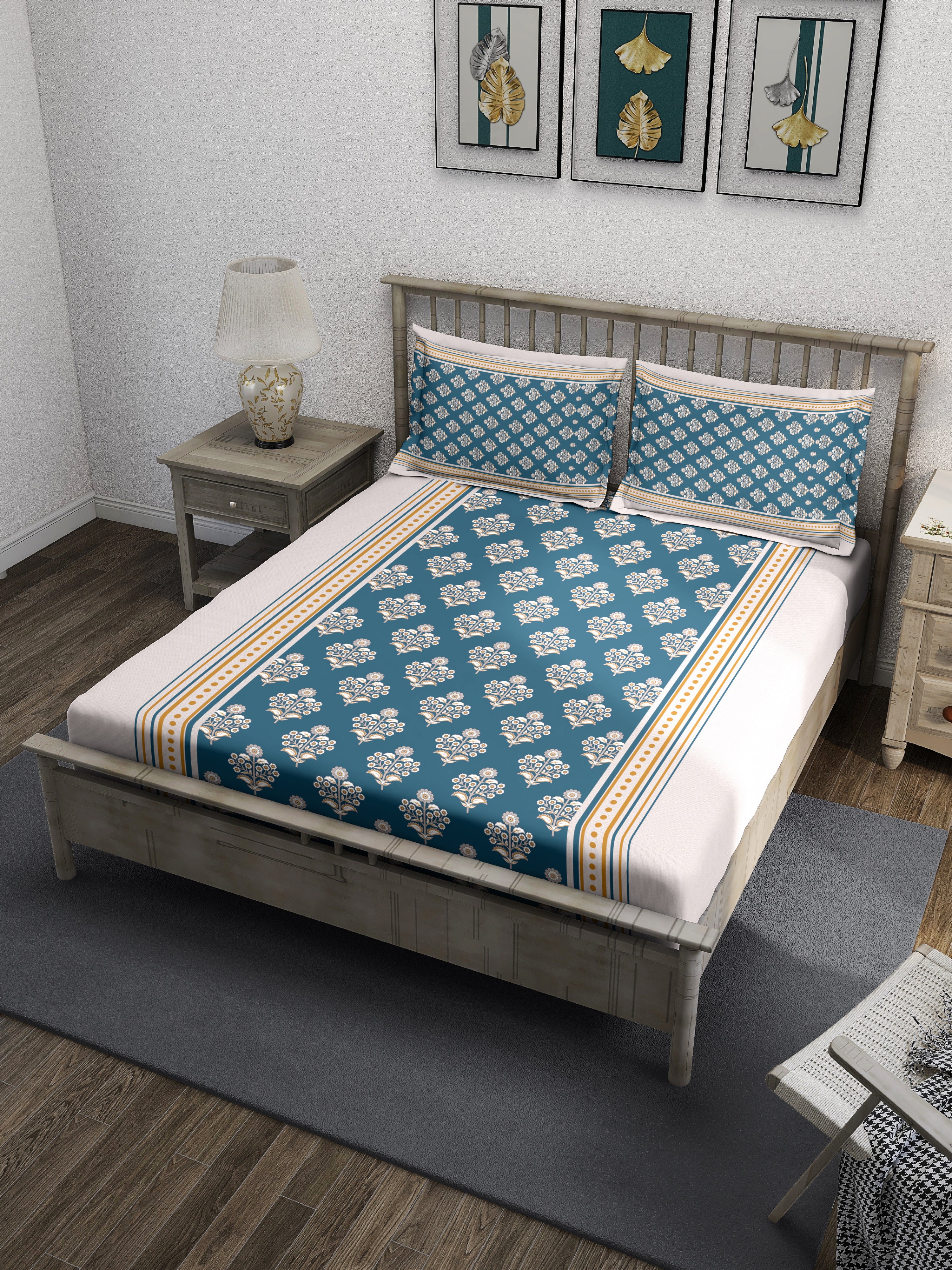 Amber Dusk Valentine Queen Bedsheet Set