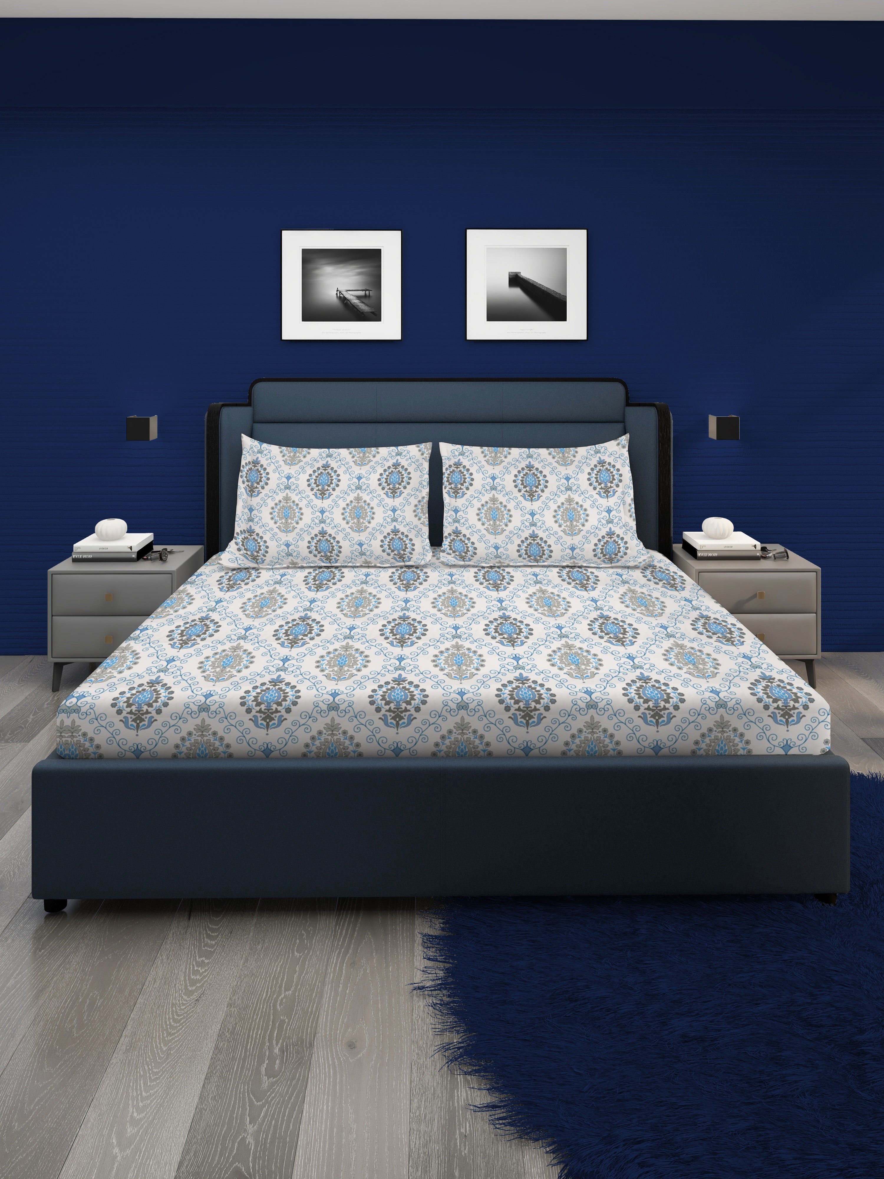 Vannes High Quality Bedsheet Set with 2 Pillow Covers