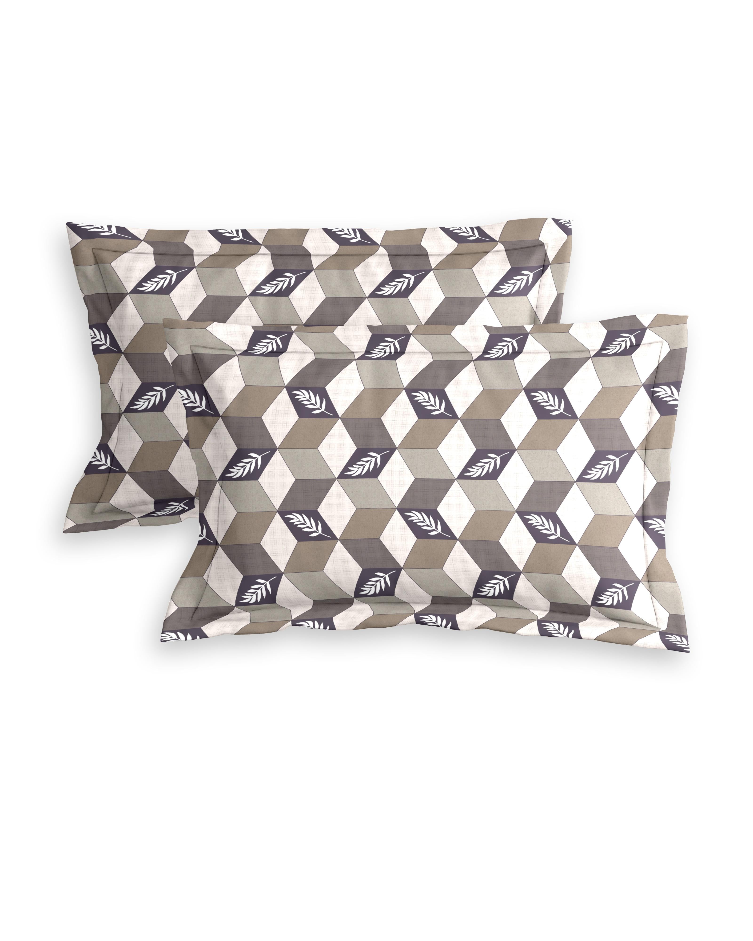 Multicolour Wavy Queen Bedsheet Set