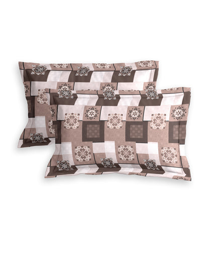 Brown Valentine Queen Bedsheet Set