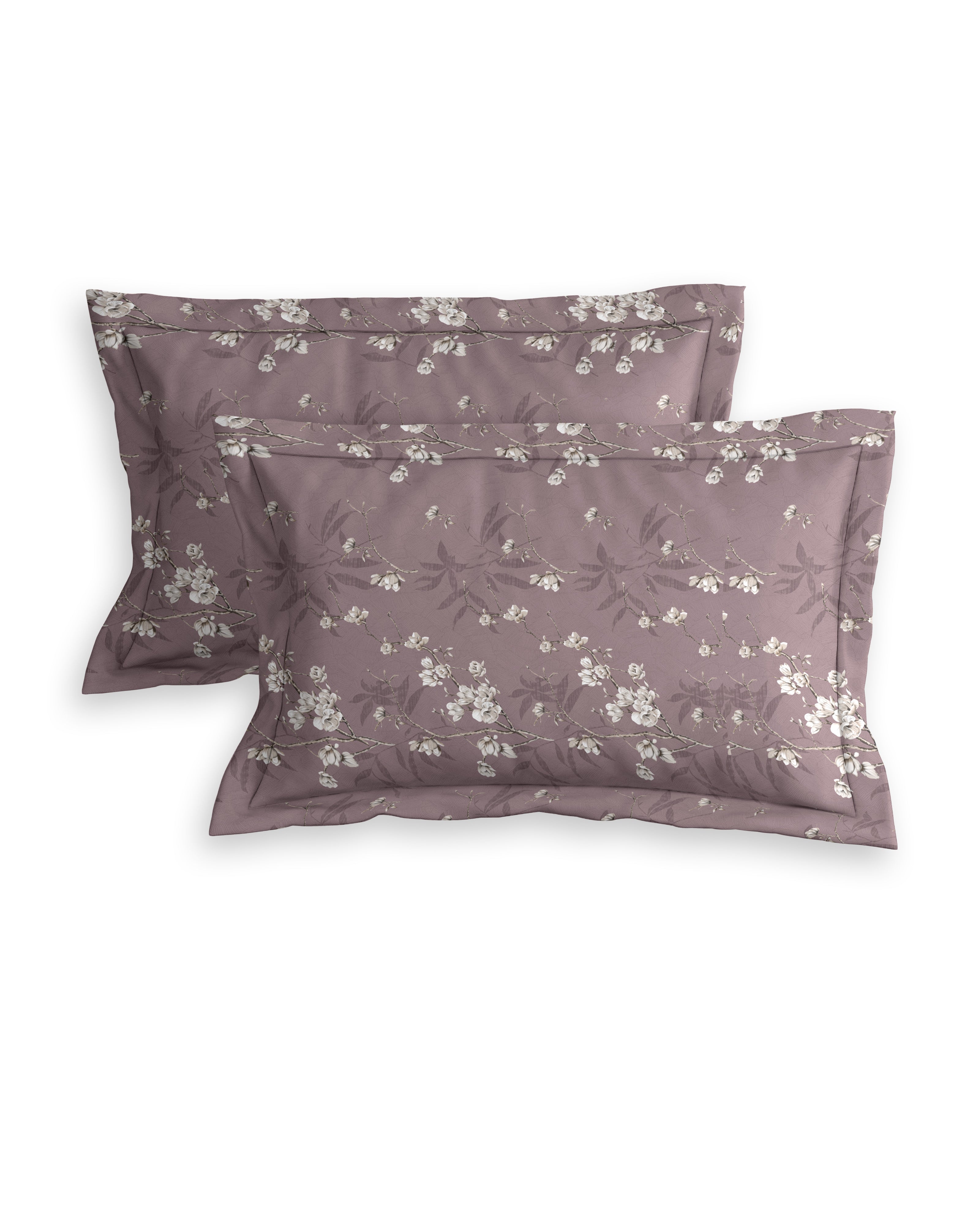 Ruby Floral Queen Bedsheet Set