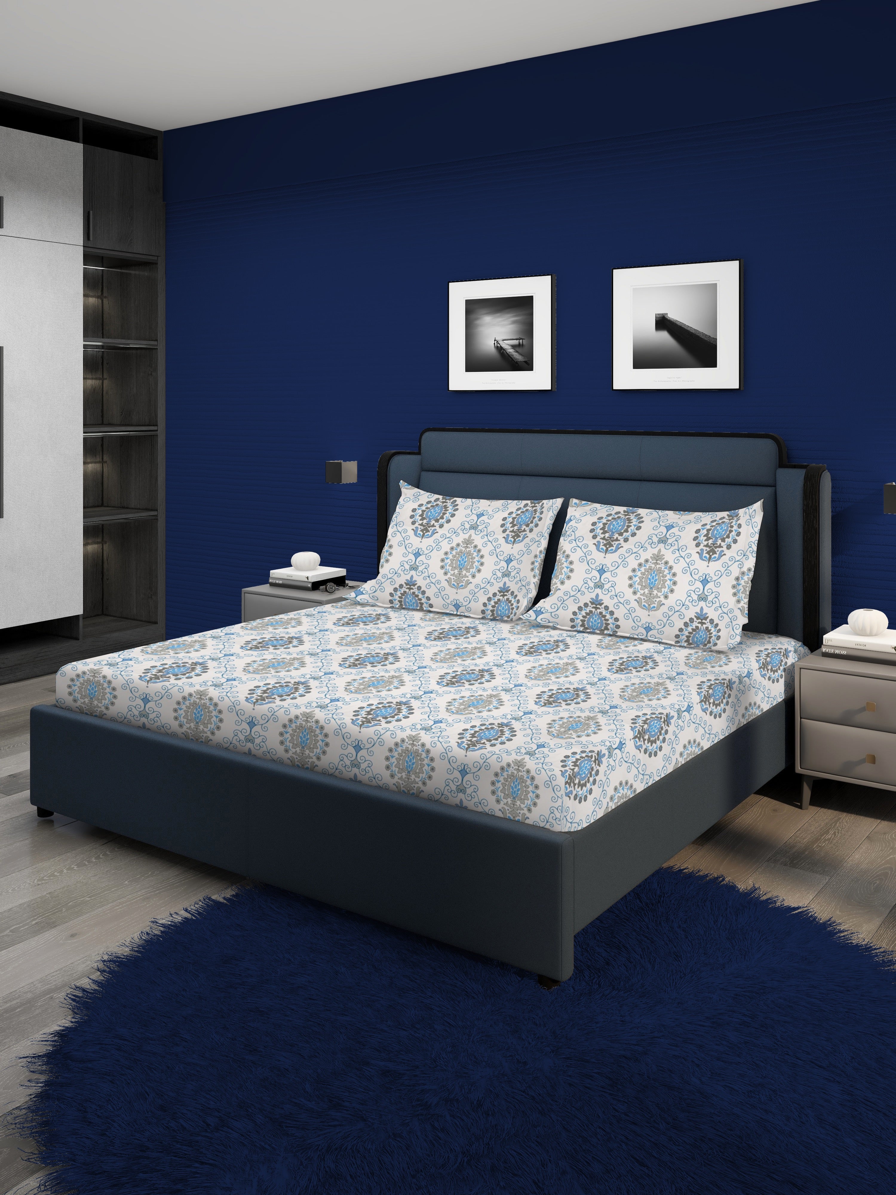 Vannes High Quality Bedsheet Set with 2 Pillow Covers