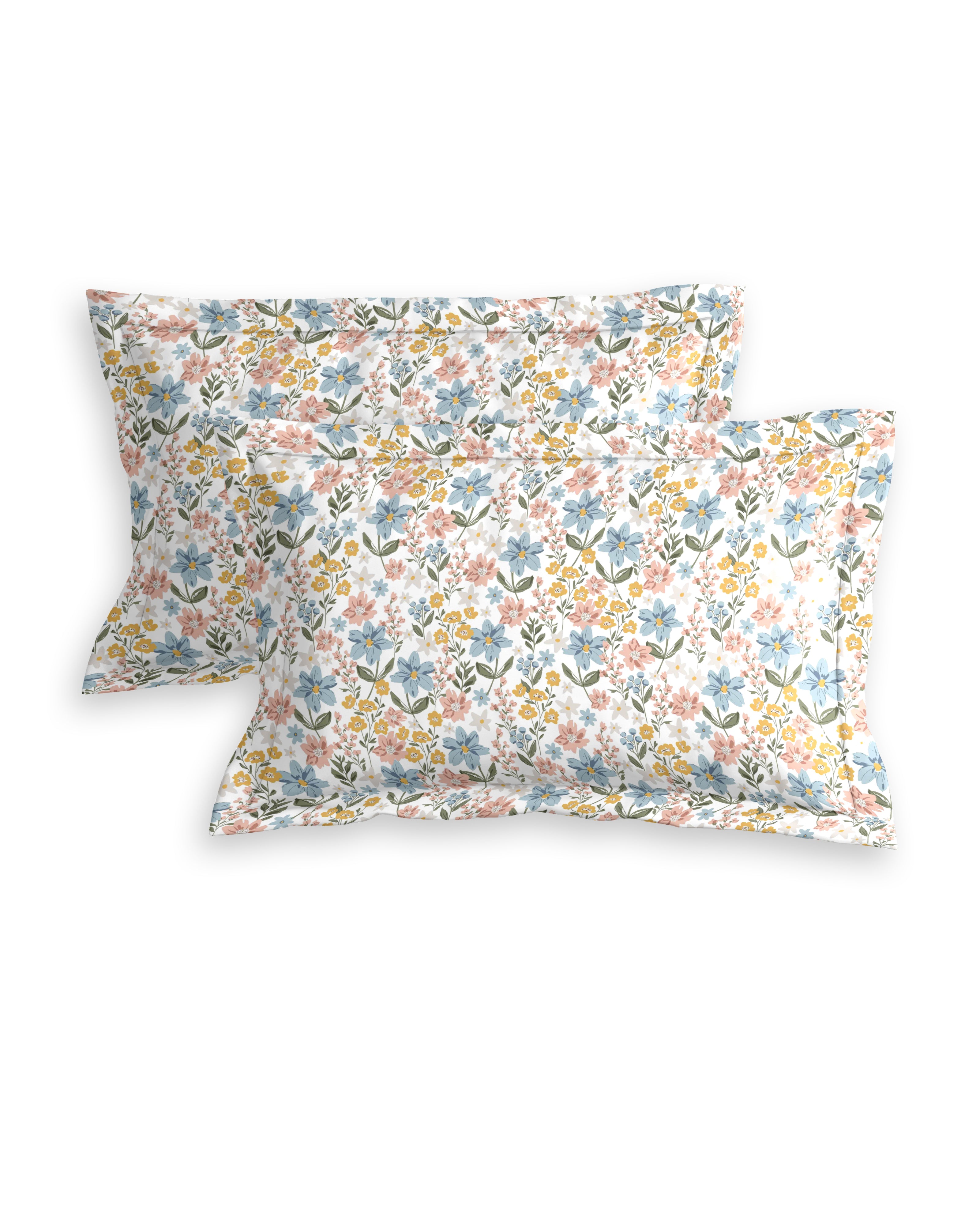 Floral Bliss Queen Bedsheet Set